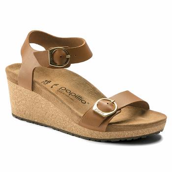 Sandále Birkenstock Papillio Soley Kozene Damske Hnede | SK 174XYU